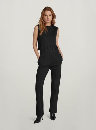Pintucked Jumpsuit